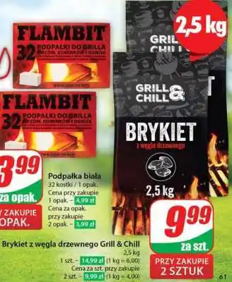 Dino Brykiet z węgla drzewnego Grill & Chill oferta