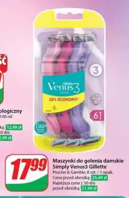 Dino Maszynki do golenia damskie Simply Venus3 Gillette oferta