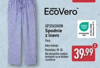 ALDI UP2FASHION Spodnie z Lnem oferta
