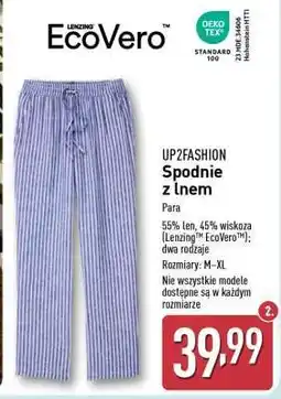 ALDI UP2FASHION Spodnie z Lnem oferta