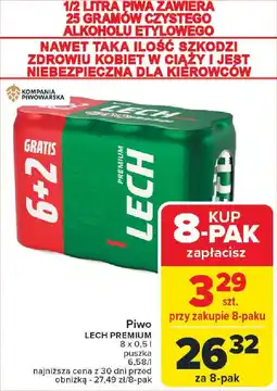 Carrefour Piwo LECH PREMIUM oferta