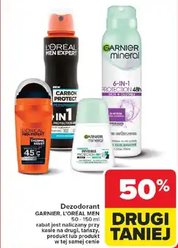 Carrefour Dezodorant GARNIER, L'ORÉAL MEN oferta