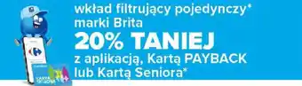 Carrefour Wkład filtrujący pojedynczy marki Brita oferta