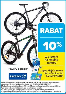 Carrefour Rowery Rowery górskie* oferta