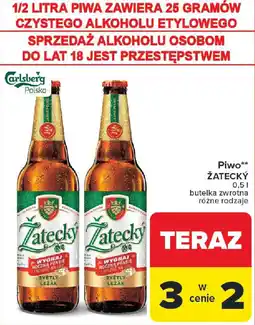 Carrefour Piwo ŽATECKÝ oferta