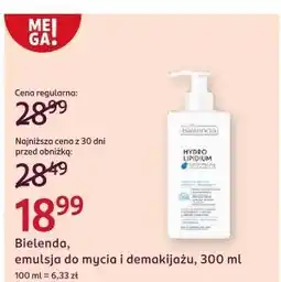 Rossmann Delikatna emulsja do mycia i demakijażu Bielenda Hydro Lipidium oferta