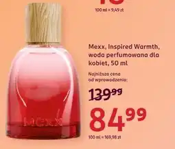 Rossmann Woda perfumowana Mexx Inspired Warmth oferta