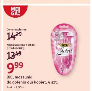 Rossmann Maszynka do golenia pink Bic Miss Soleil oferta