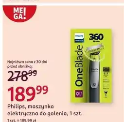 Rossmann Golarka hybrydowa 360qp2834/20 Philips Oneblade oferta