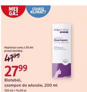 Rossmann Szampon wzmacniający przeciw wypadaniu włosów Biotebal oferta