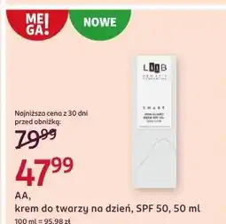 Rossmann Krem do twarzy na dzień spf 50 Aa Laab oferta