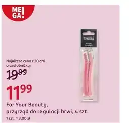 Rossmann Przyrząd do regulacji brwi For Your Beauty Basic oferta