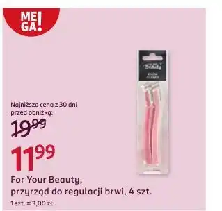 Rossmann Przyrząd do regulacji brwi For Your Beauty Basic oferta