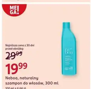 Rossmann Naturalny szampon zwiększający objętość włosy cienkie i delikatne Neboa oferta