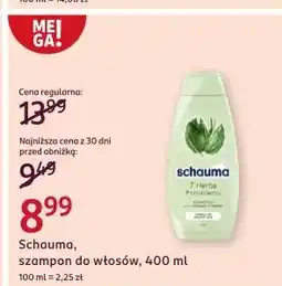 Rossmann Szampon do włosów ziołowy Schauma 7 Herbs oferta