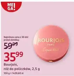 Rossmann Róż do policzków Bourjois Pastel Joues oferta
