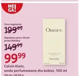 Rossmann Woda perfumowana Calvin Klein Obsession Woman oferta