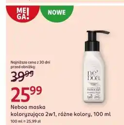 Rossmann Maska koloryzująca 2w1 jasny popielaty blond Neboa oferta