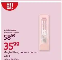 Rossmann Balsam do ust 007 Maybelline Lifter Glaze oferta