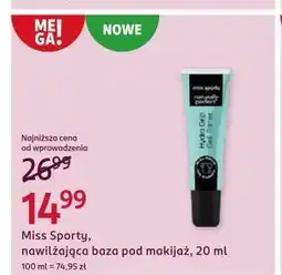 Rossmann Nawilżająca baza pod makijaż Miss Sporty oferta