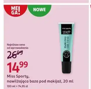 Rossmann Nawilżająca baza pod makijaż Miss Sporty oferta