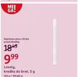 Rossmann Kredka do oczu wodoodporna czarna Lovely oferta