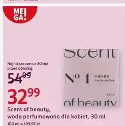 Rossmann Woda perfumowana Scent Of Beauty No 1 oferta