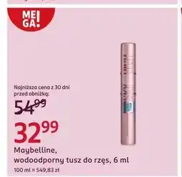 Rossmann Tusz do rzęs black Maybelline Sky High Cosmic oferta