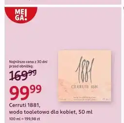 Rossmann Woda toaletowa Cerruti 1881 Pour Femme oferta