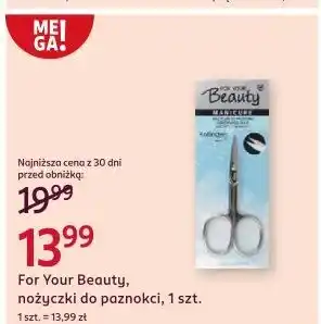 Rossmann Nożyczki do paznokci For Your Beauty oferta