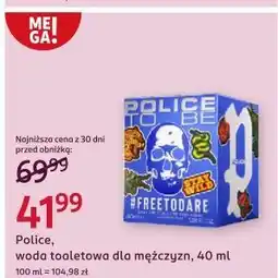 Rossmann Woda toaletowa Police To Be #Freetodare oferta
