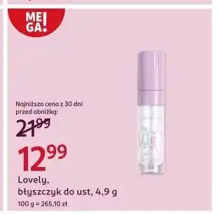 Rossmann Błyszczyk do ust 10 Lovely H2O oferta