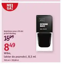 Rossmann Lakier do paznokci nr 34 Wibo Extreme Nails oferta