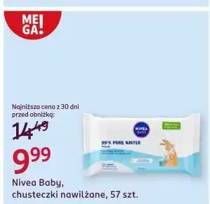 Rossmann Chusteczki nawilżające Nivea Baby oferta