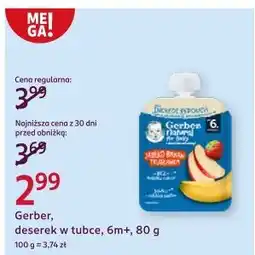 Rossmann Deserek jabłko-banan-truskawka Gerber oferta