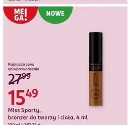 Rossmann Bronzer do twarzy i ciała Miss Sporty oferta