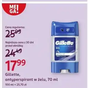 Rossmann Dezodorant arctic ice Gillette 3X oferta