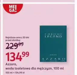 Rossmann Woda toaletowa Azzaro Chrome Legend oferta