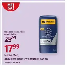 Rossmann Antyperspirant derma dry control Nivea Men oferta