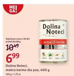 Rossmann Karma dla psów bogata w wołowinę Dolina Noteci Premium oferta