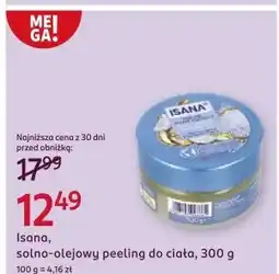 Rossmann Peeling solno-olejowy morze martwe Isana oferta