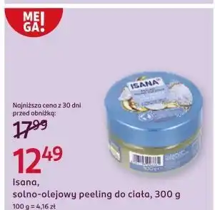 Rossmann Peeling solno-olejowy morze martwe Isana oferta