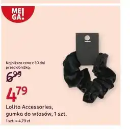 Rossmann Gumka do włosów czarna Lolita Accessories oferta