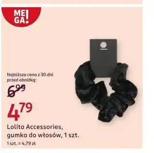 Rossmann Gumka do włosów czarna Lolita Accessories oferta