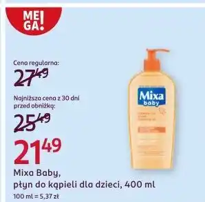Rossmann Płyn do kąpieli i mycia z olejkiem Mixa Baby oferta