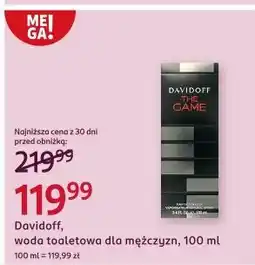Rossmann Woda toaletowa Davidoff The Game oferta