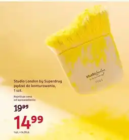 Rossmann Pędzel do konturowania Studio London By Superdrug oferta