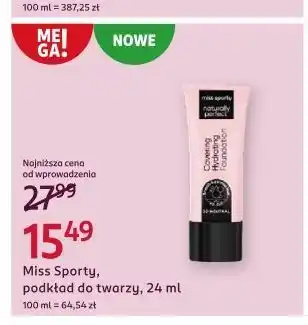 Rossmann Podkład do twarzy Miss Sporty Naturally Perfect oferta