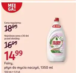 Rossmann Płyn do mycia naczyń aloes i jaśmin Fairy Sensitive oferta