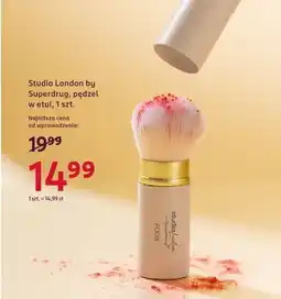 Rossmann Pędzel w etui Studio London By Superdrug oferta